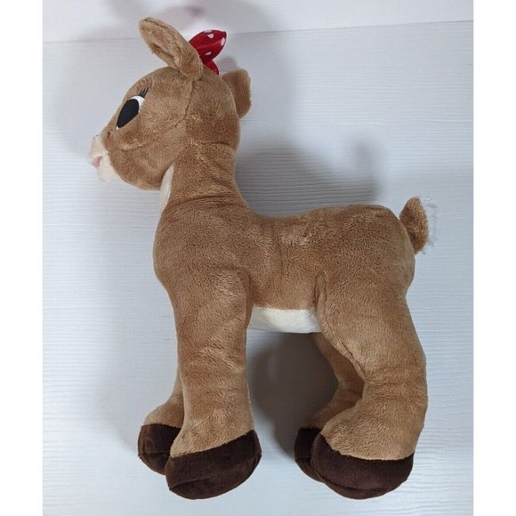 Build-A-Bear Clarice Girlfriend Rudolph Red Nose Reindeer Plush stuffed animal - Picture 2 of 7